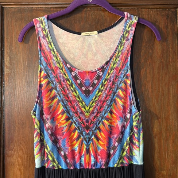 12PM by Mon Ami Multi Colored Maxi Dress - Picture 2 of 9